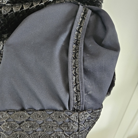 Diane Von Furstenberg new cindy lace dress 10 metallic - Picture 3 of 16